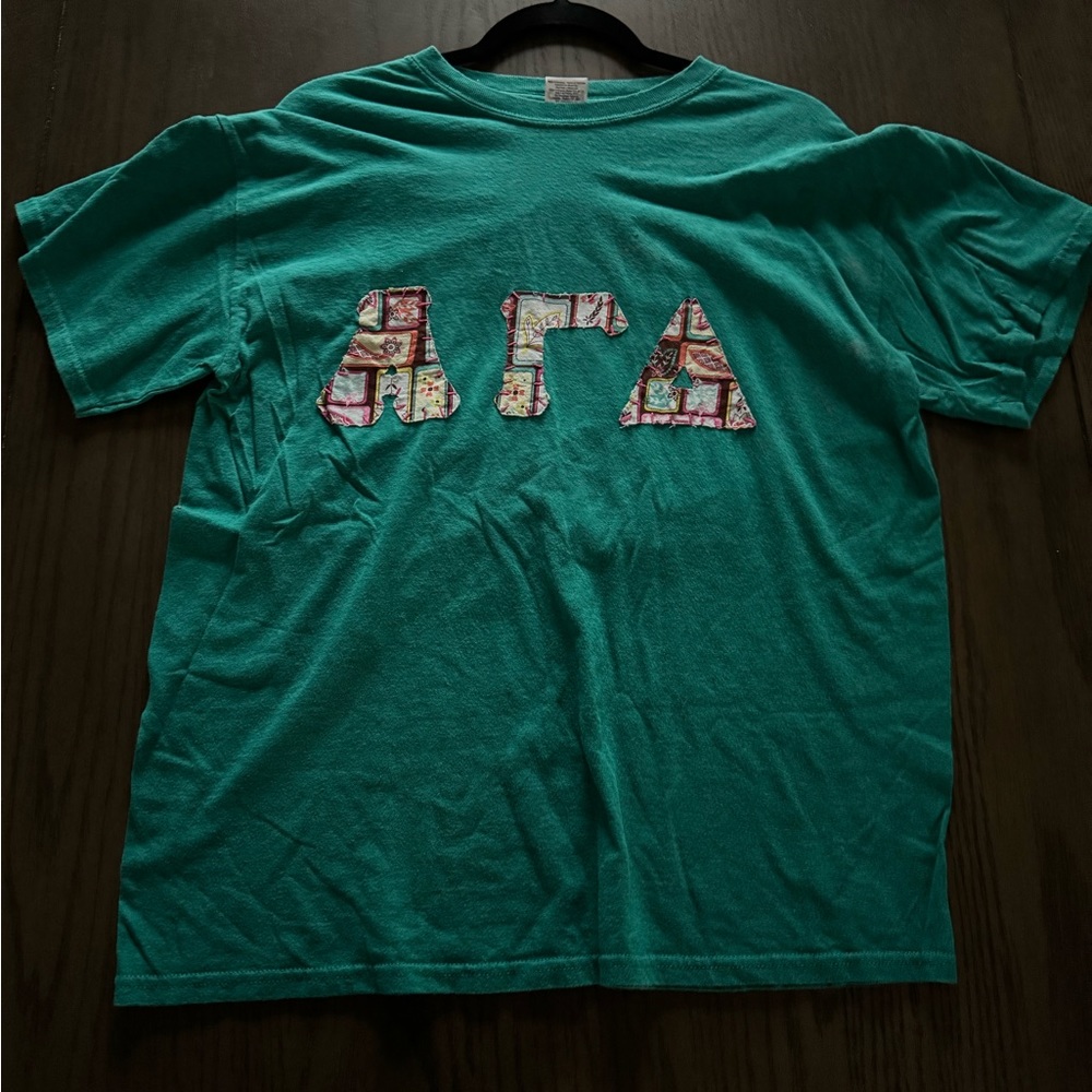 Embroidered Alpha Gamma Delta T-Shirt | AGD | ΑΓΔ